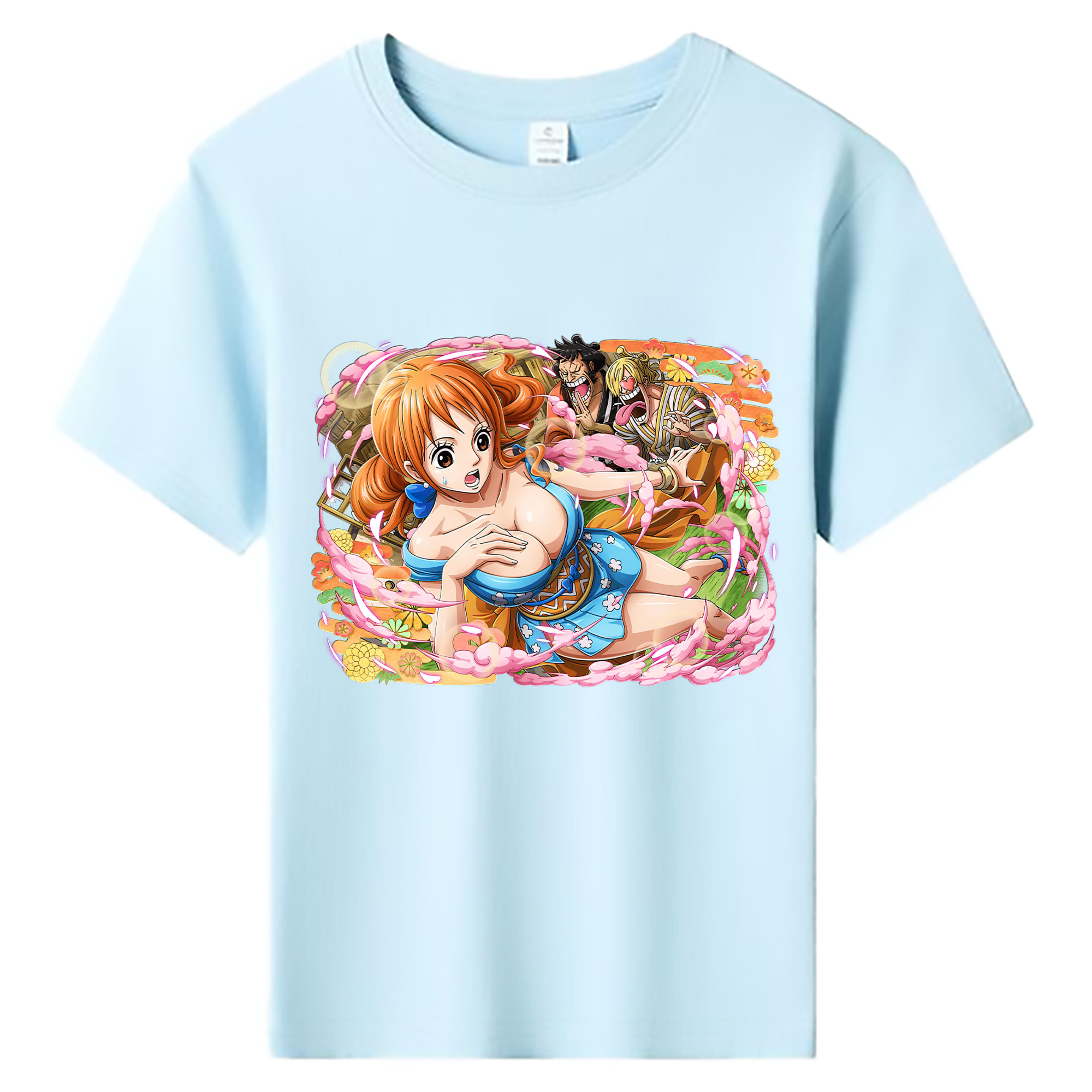 ワンピース ナミ ONE PIECE Nami 綿100％キッズTシャツ（フロントプリント）